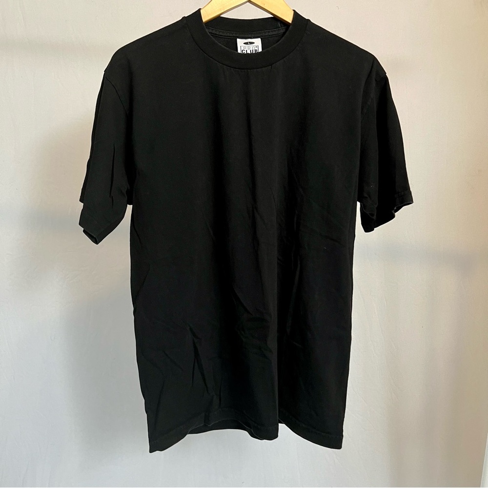 classic black tee